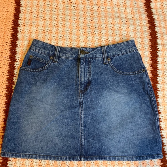 Mudd Dresses & Skirts - denim mini skirt